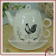 Decal Tea Pot For One&Chicken